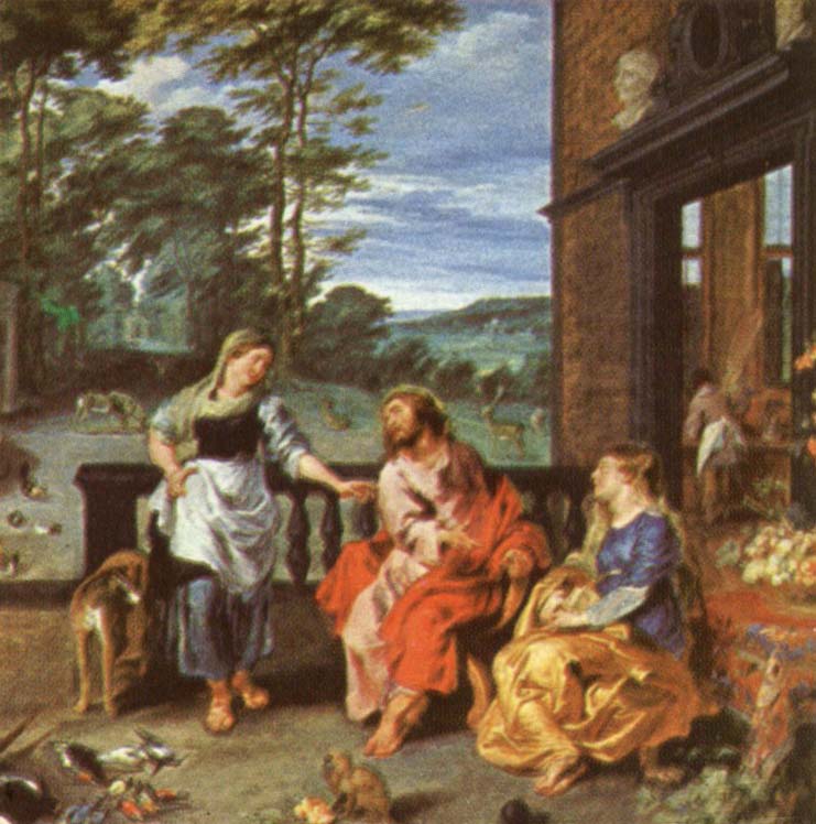 Christ at the House of Martha and mary